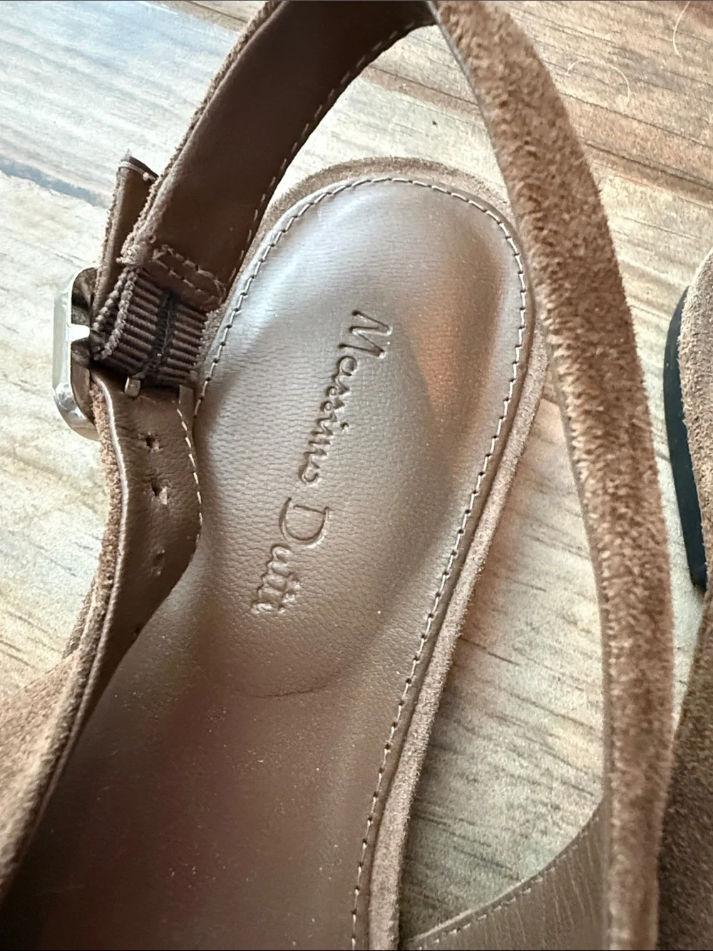 Mossimo Dutti Suede Slingback Ballet Flats 40